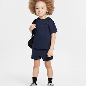 Nike Tech Fleece Set Navy Blue Kids